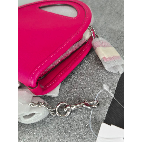 NWT Coach Top Handle Card Case - Dragonfruit - Picture 7 of 10